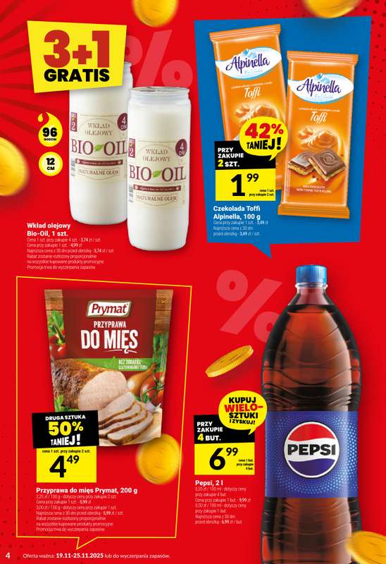 Twój Market - gazetka promocyjna Gazetka od środy 19.11 do wtorku 25.11 - strona 4