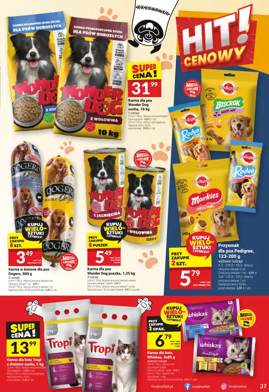 Twój Market - gazetka promocyjna Gazetka od środy 19.11 do wtorku 25.11 - strona 37