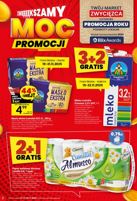 Twój Market - gazetka promocyjna Gazetka od środy 19.11 do wtorku 25.11 - strona 2
