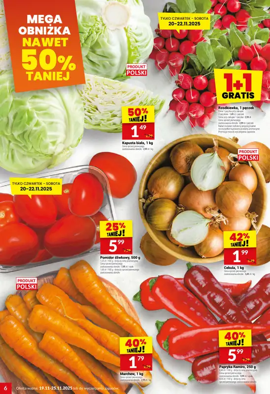 Twój Market - gazetka promocyjna Gazetka od środy 19.11 do wtorku 25.11 - strona 6