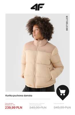 4F - gazetka promocyjna Wyprzedaż: ciepłe kurtki i bezrękawniki od wtorku 18.11  - strona 5