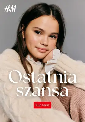 H&M - gazetka promocyjna Ostatnia szansa! od wtorku 18.11 