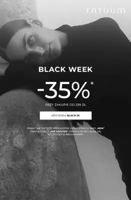 BLACK FRIDAY - gazetka promocyjna Tatuum | -35% przy zakupie od 299 zł od wtorku 18.11 do środy 19.11
