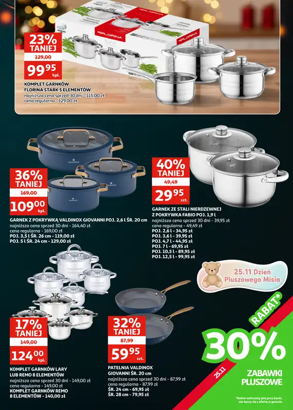 Auchan - gazetka promocyjna Gazetka Racibórz | Inspiracje na każdy dzień od środy 19.11 do wtorku 25.11 - strona 23