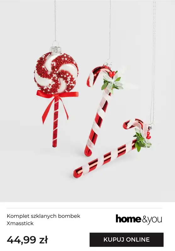home&you - gazetka promocyjna Bombki i zawieszki na choinkę od wtorku 18.11 do środy 26.11 - strona 2