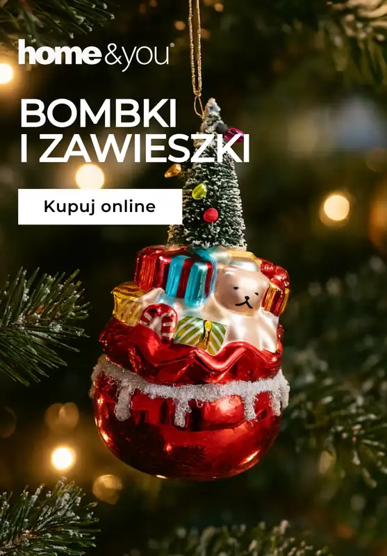home&you - gazetka promocyjna Bombki i zawieszki na choinkę od wtorku 18.11 do środy 26.11