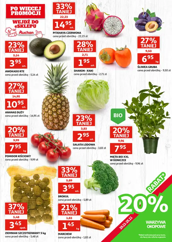 Auchan - gazetka promocyjna Gazetka Zielona Góra | Inspiracje na każdy dzień od środy 19.11 do wtorku 25.11 - strona 5