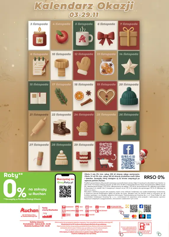 Auchan - gazetka promocyjna Gazetka Zielona Góra | Inspiracje na każdy dzień od środy 19.11 do wtorku 25.11 - strona 24