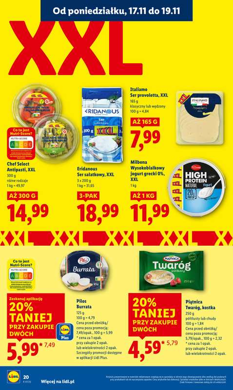 Lidl - gazetka promocyjna Oferta od poniedziałku od poniedziałku 17.11 do środy 19.11 - strona 22