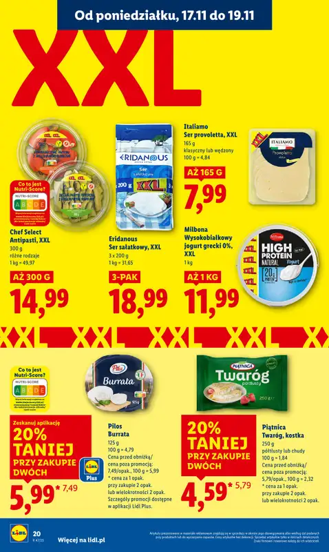 Lidl - gazetka promocyjna Oferta od poniedziałku od poniedziałku 17.11 do środy 19.11 - strona 22