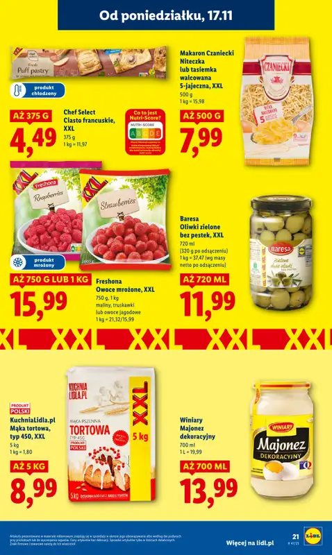 Lidl - gazetka promocyjna Oferta od poniedziałku od poniedziałku 17.11 do środy 19.11 - strona 23