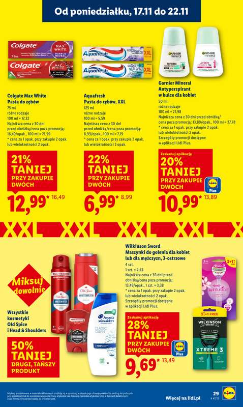 Lidl - gazetka promocyjna Oferta od poniedziałku od poniedziałku 17.11 do środy 19.11 - strona 31