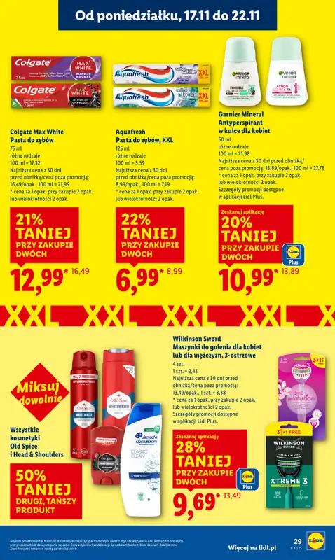 Lidl - gazetka promocyjna Oferta od poniedziałku od poniedziałku 17.11 do środy 19.11 - strona 31