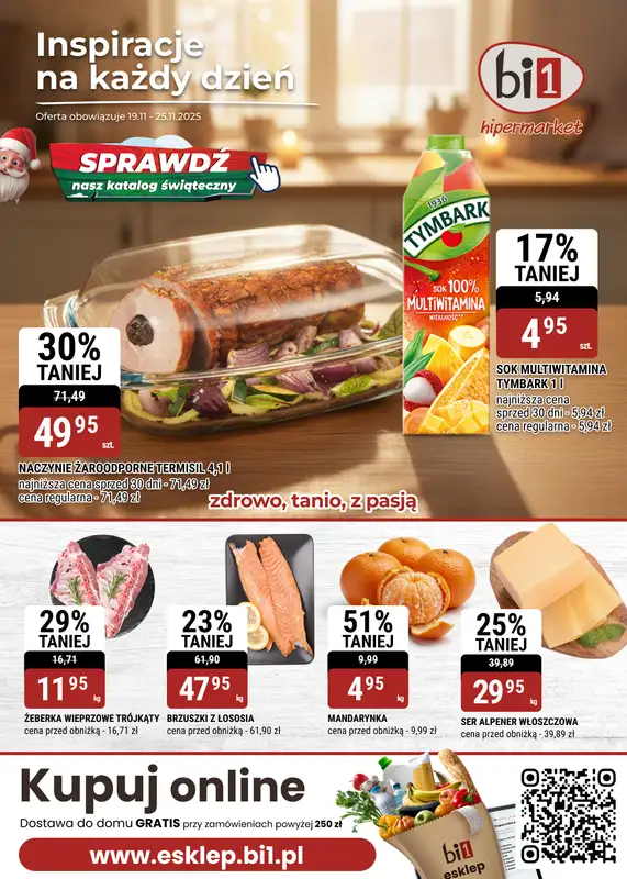 bi1 - gazetka promocyjna Gazetka Bielsko-Biała, Czeladź, Legnica, Wałbrzych od środy 19.11 do wtorku 25.11