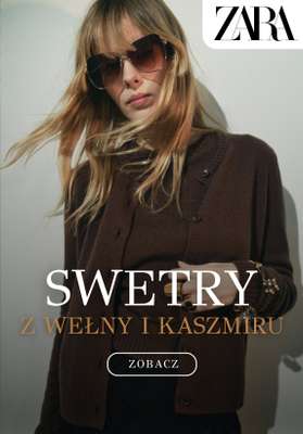 Zara - gazetka promocyjna Swetry z wełny i kaszmiru dla niej od wtorku 18.11 