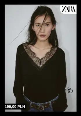 Zara - gazetka promocyjna Swetry z wełny i kaszmiru dla niej od wtorku 18.11  - strona 4