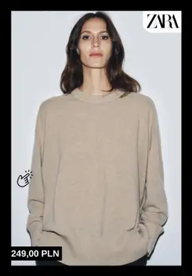 Zara - gazetka promocyjna Swetry z wełny i kaszmiru dla niej od wtorku 18.11  - strona 12