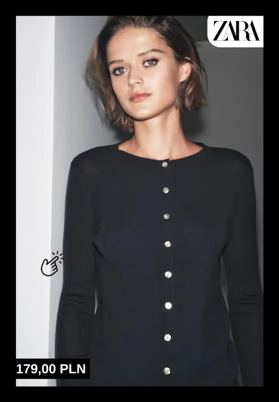 Zara - gazetka promocyjna Swetry z wełny i kaszmiru dla niej od wtorku 18.11  - strona 7