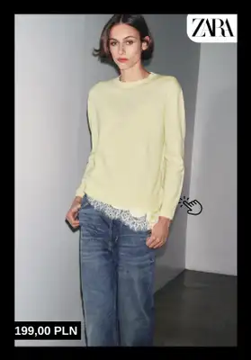Zara - gazetka promocyjna Swetry z wełny i kaszmiru dla niej od wtorku 18.11  - strona 6