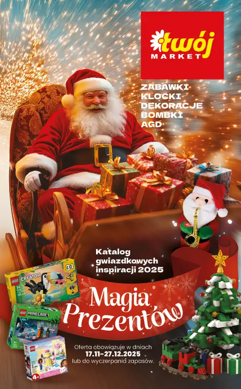 Twój Market - gazetka promocyjna Katalog świąteczny 2025 od wtorku 18.11 do soboty 27.12