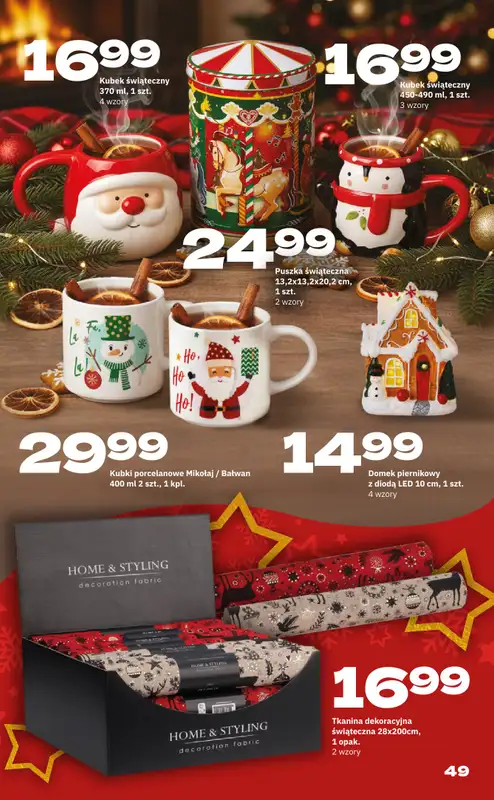 Twój Market - gazetka promocyjna Katalog świąteczny 2025 od wtorku 18.11 do soboty 27.12 - strona 49