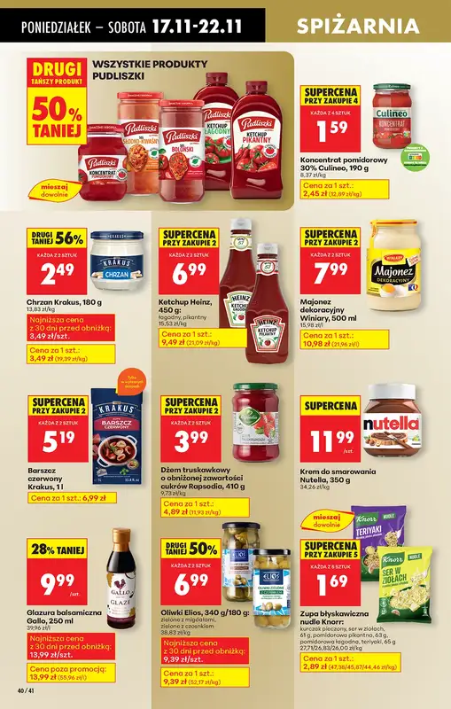 Biedronka - gazetka promocyjna Od poniedziałku od poniedziałku 17.11 do niedzieli 23.11 - strona 52