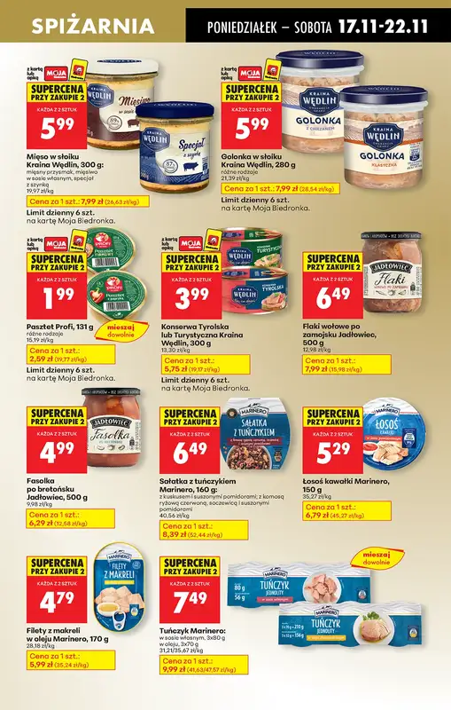 Biedronka - gazetka promocyjna Od poniedziałku od poniedziałku 17.11 do niedzieli 23.11 - strona 53