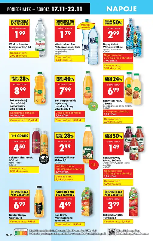 Biedronka - gazetka promocyjna Od poniedziałku od poniedziałku 17.11 do niedzieli 23.11 - strona 66