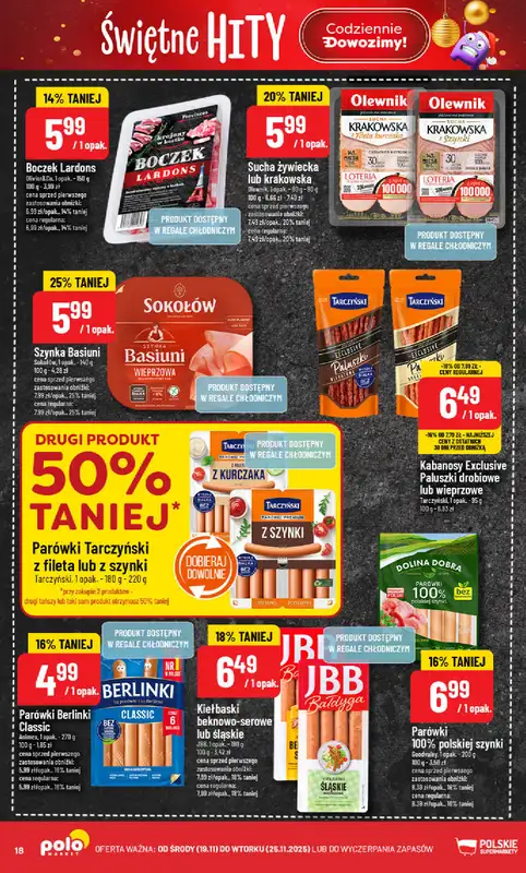 POLOmarket - gazetka promocyjna Gazetka od środy 19.11 do wtorku 25.11 - strona 18