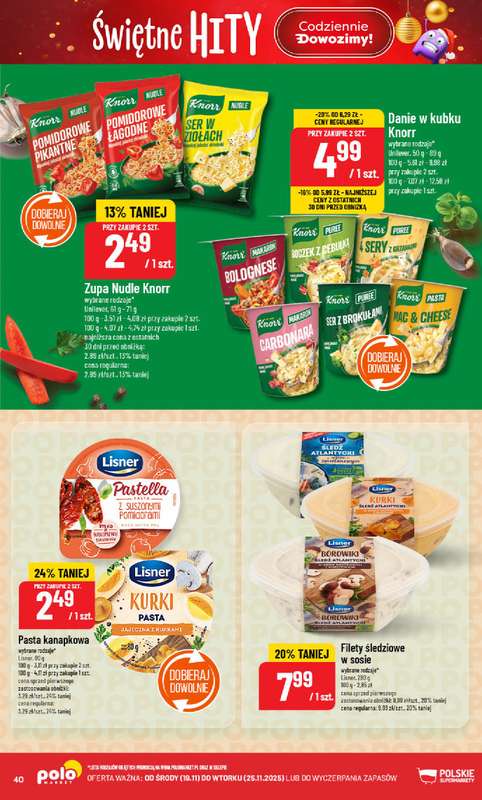 POLOmarket - gazetka promocyjna Gazetka od środy 19.11 do wtorku 25.11 - strona 40