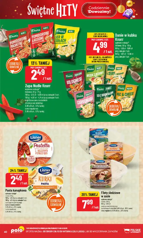 POLOmarket - gazetka promocyjna Gazetka od środy 19.11 do wtorku 25.11 - strona 40