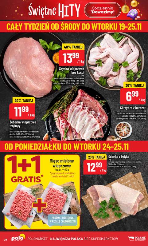 POLOmarket - gazetka promocyjna Gazetka od środy 19.11 do wtorku 25.11 - strona 24