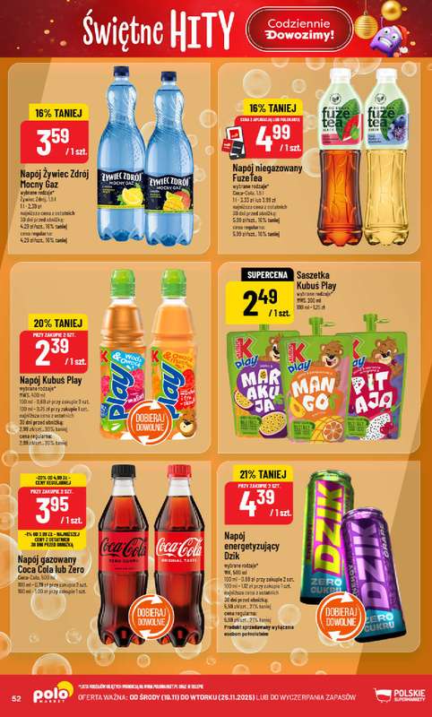 POLOmarket - gazetka promocyjna Gazetka od środy 19.11 do wtorku 25.11 - strona 52