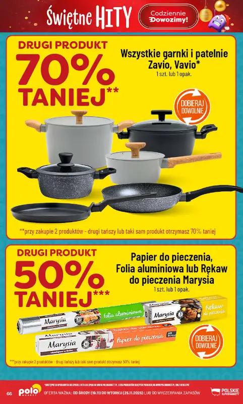 POLOmarket - gazetka promocyjna Gazetka od środy 19.11 do wtorku 25.11 - strona 66