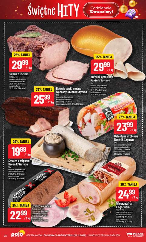 POLOmarket - gazetka promocyjna Gazetka od środy 19.11 do wtorku 25.11 - strona 22