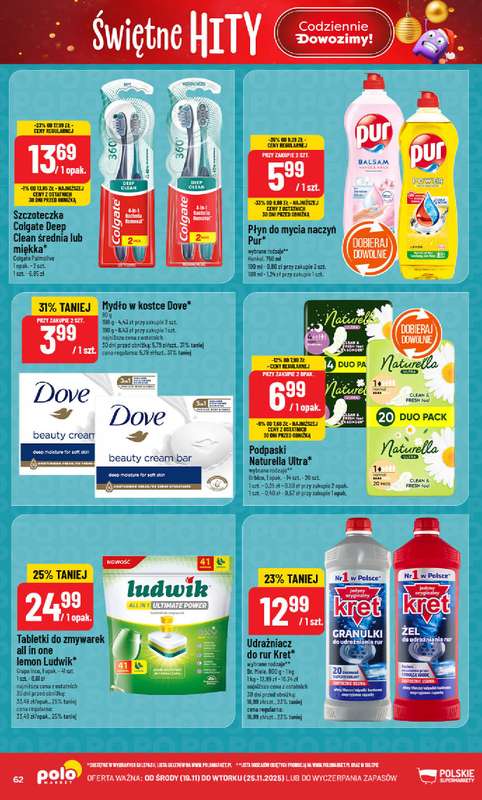 POLOmarket - gazetka promocyjna Gazetka od środy 19.11 do wtorku 25.11 - strona 62