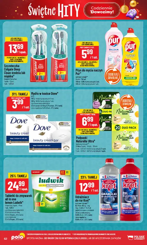 POLOmarket - gazetka promocyjna Gazetka od środy 19.11 do wtorku 25.11 - strona 62