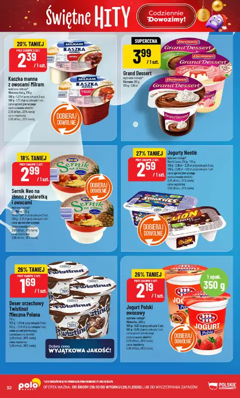 POLOmarket - gazetka promocyjna Gazetka od środy 19.11 do wtorku 25.11 - strona 32