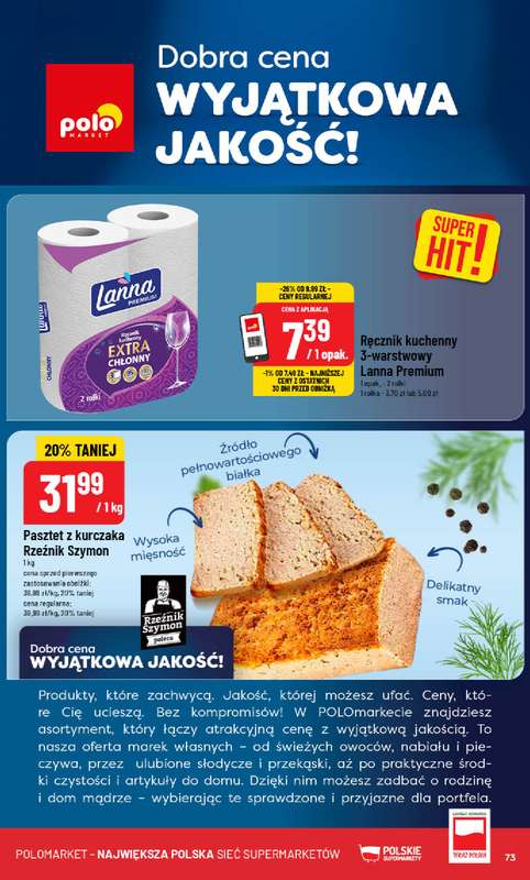 POLOmarket - gazetka promocyjna Gazetka od środy 19.11 do wtorku 25.11 - strona 73