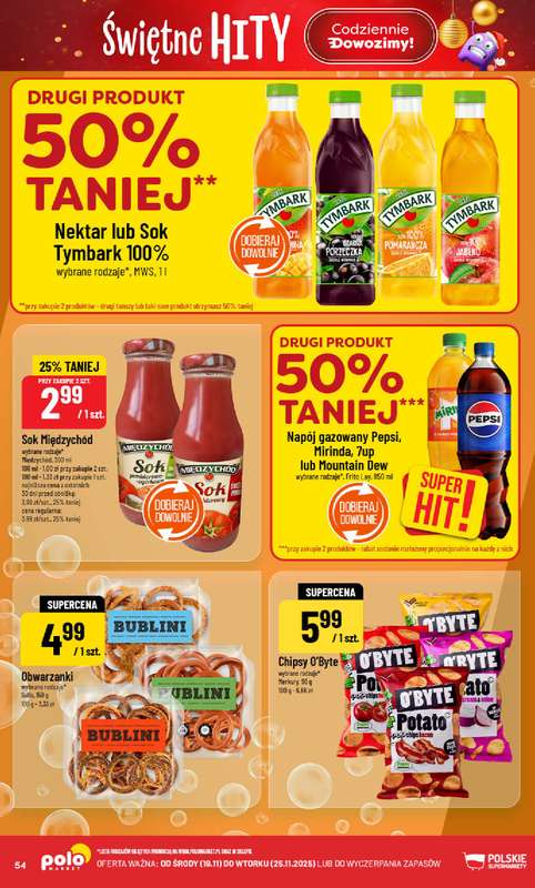 POLOmarket - gazetka promocyjna Gazetka od środy 19.11 do wtorku 25.11 - strona 54