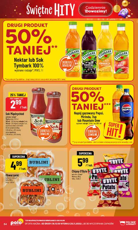 POLOmarket - gazetka promocyjna Gazetka od środy 19.11 do wtorku 25.11 - strona 54