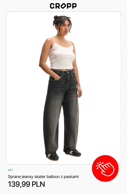 Cropp - gazetka promocyjna HITY sprzedaży dla niej od wtorku 18.11 do wtorku 25.11 - strona 15