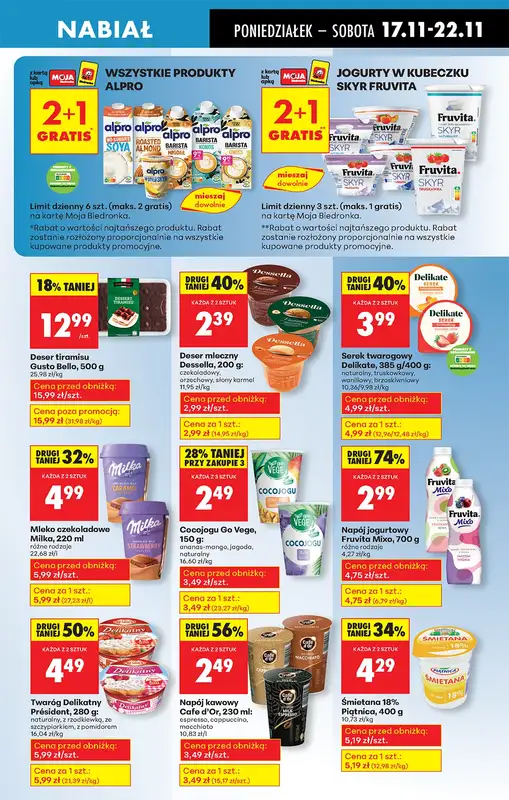 Biedronka - gazetka promocyjna Od poniedziałku, Z ladą tradycyjną od poniedziałku 17.11 do niedzieli 23.11 - strona 45