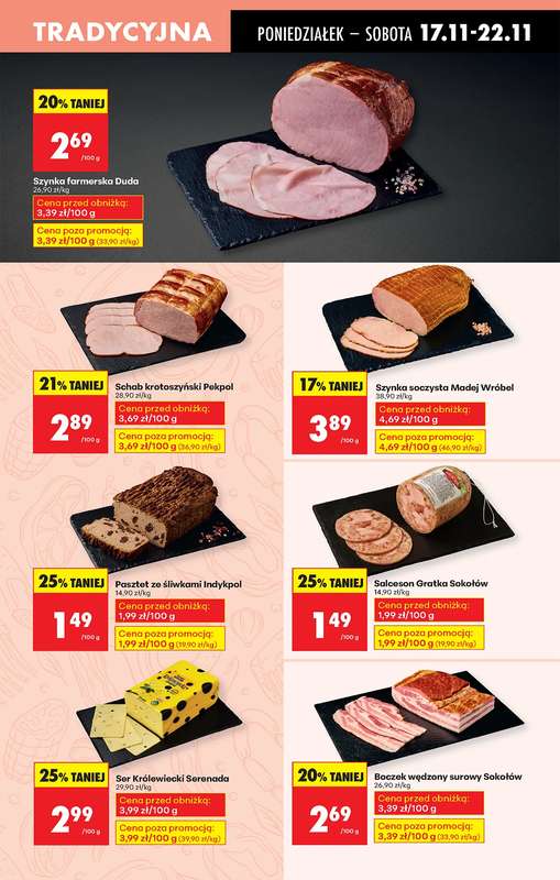 Biedronka - gazetka promocyjna Od poniedziałku, Z ladą tradycyjną od poniedziałku 17.11 do niedzieli 23.11 - strona 31