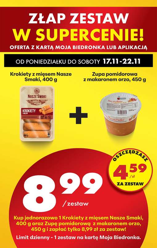 Biedronka - gazetka promocyjna Od poniedziałku, Z ladą tradycyjną od poniedziałku 17.11 do niedzieli 23.11 - strona 88