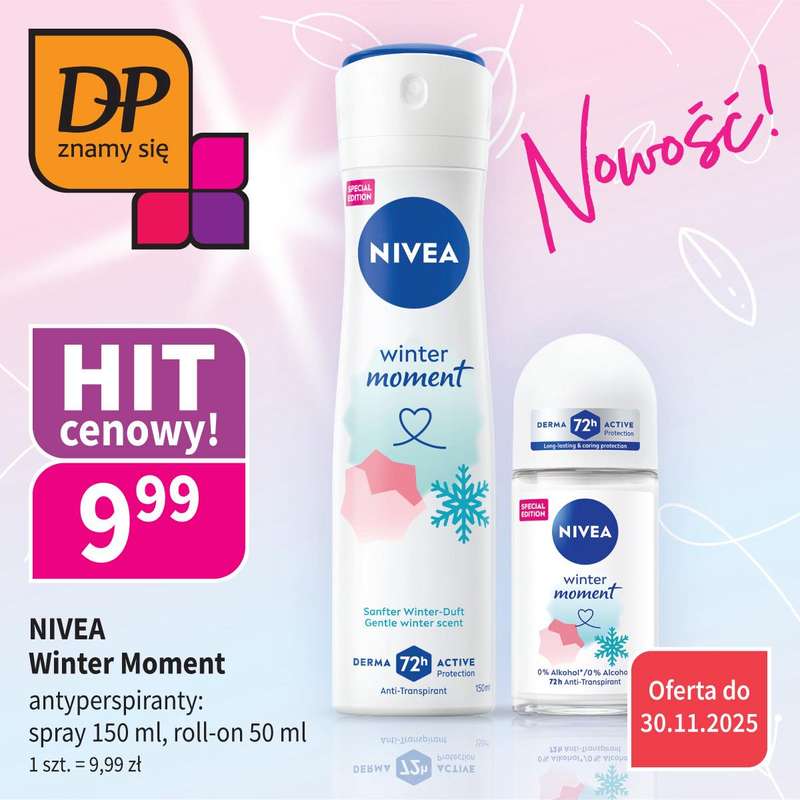 Drogerie Polskie - gazetka promocyjna Promocje Klub DP od wtorku 18.11 do niedzieli 30.11