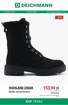 Deichmann - gazetka promocyjna Botki damskie z wyprzedaży od wtorku 18.11  - strona 7