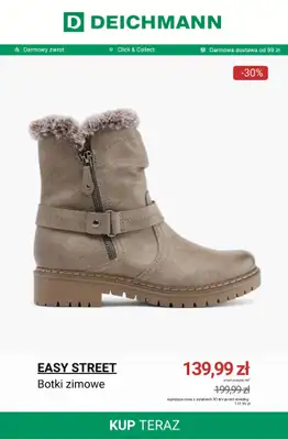 Deichmann - gazetka promocyjna Botki damskie z wyprzedaży od wtorku 18.11  - strona 12