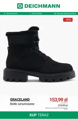 Deichmann - gazetka promocyjna Botki damskie z wyprzedaży od wtorku 18.11  - strona 4