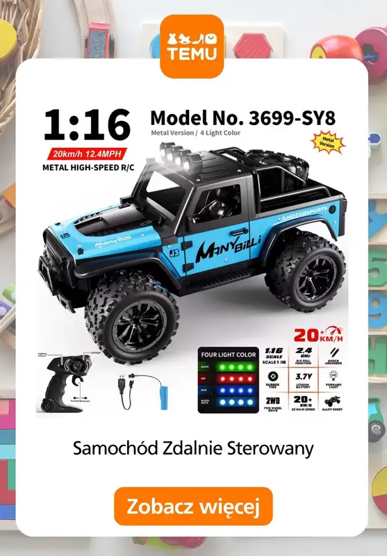 Temu - gazetka promocyjna Zabawki dla dzieci od wtorku 18.11  - strona 9